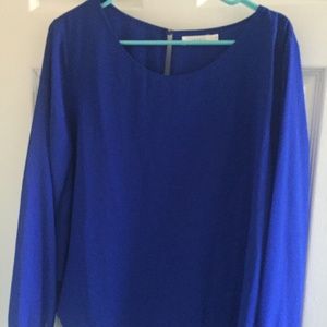 Nordstrom - Long sleeve royal blue blouse